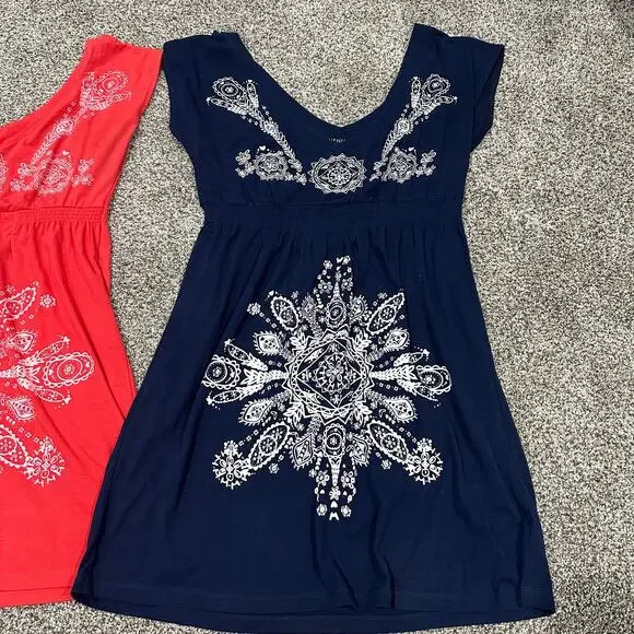 Lot of 3 VENUS Women's Paisley Design Summer Dresses - Size Large - Picture 3 of 12